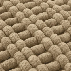 Tappeto bagno ciniglia 60x110 cm beige Rug