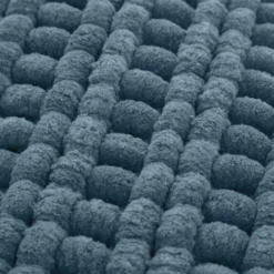 Tappeto bagno ciniglia 60x130 cm blu Rug