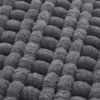 Tappeto bagno ciniglia 60x130 cm grigio Rug