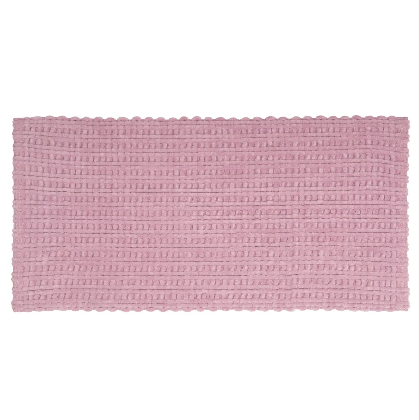 Tappeto bagno ciniglia 60x130 cm rosa Rug