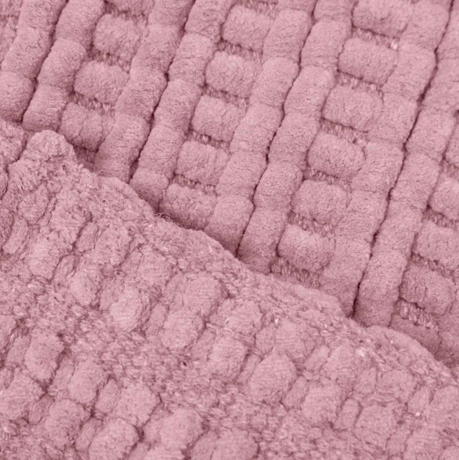 Tappeto bagno ciniglia 60x110 cm rosa Rug