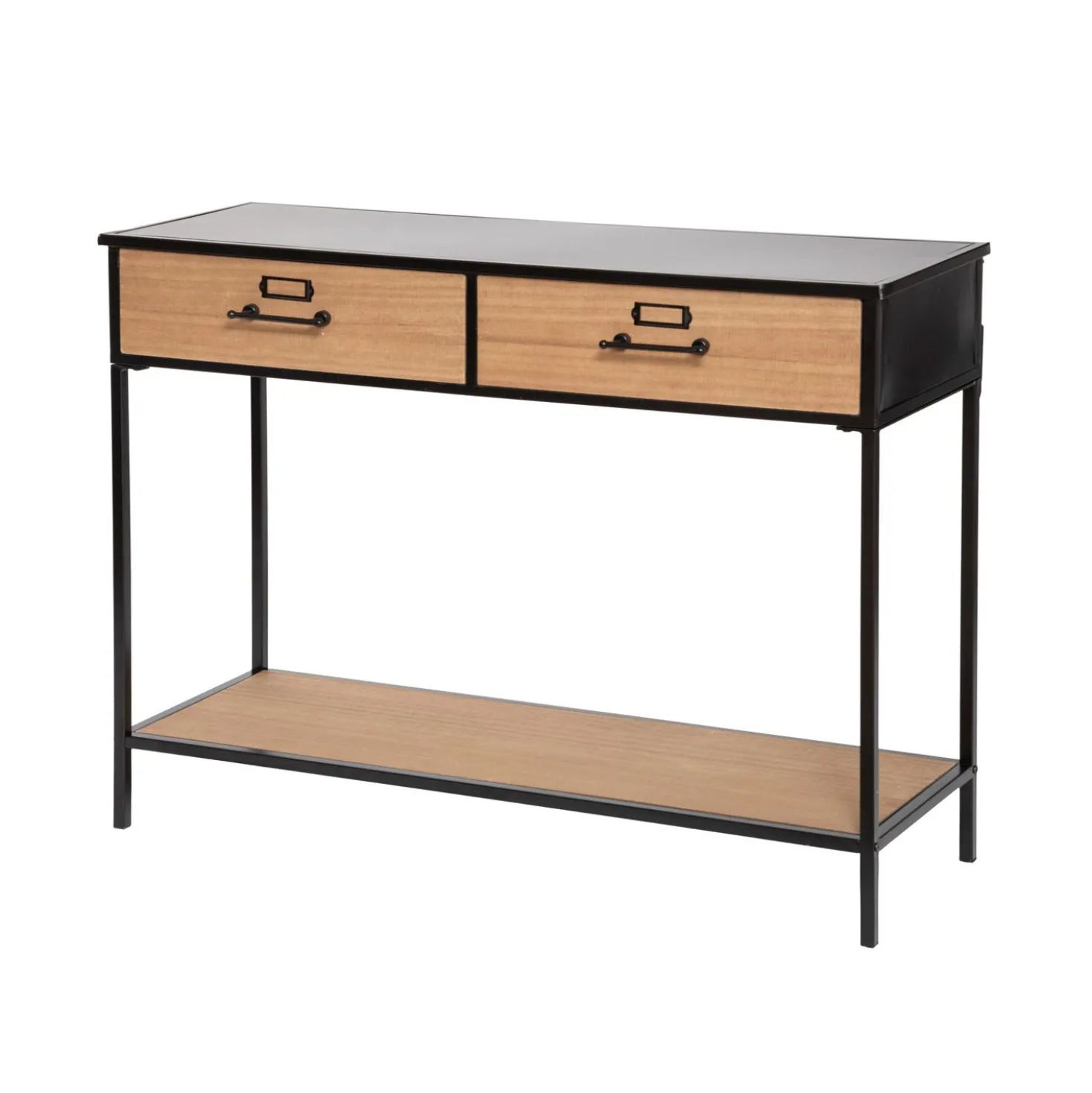 Tavolino 2 cassetti 112x84,5x38 cm Baris