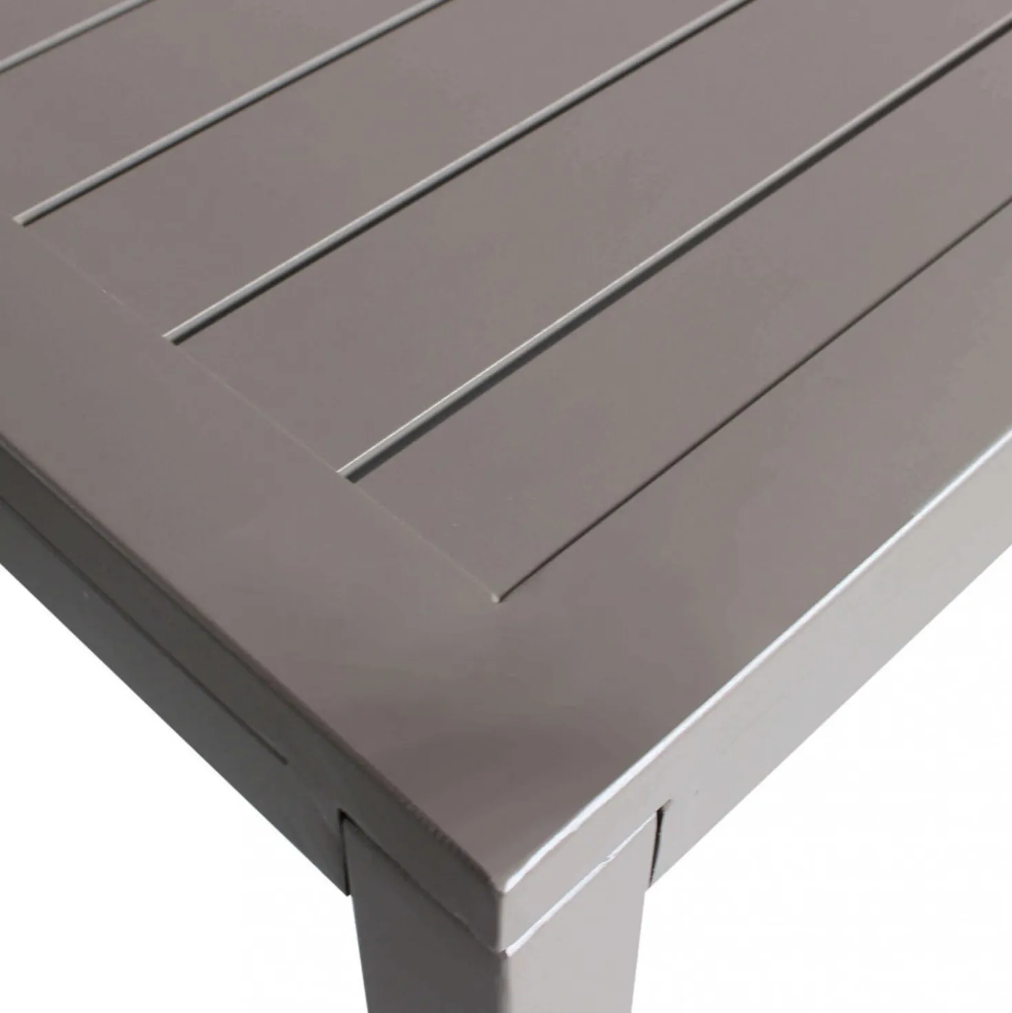 Tavolo da giardino 150x74x90 cm taupe