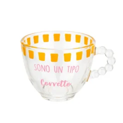 Tazza caffè vetro 190 ml Tipo corretto Color Bloom