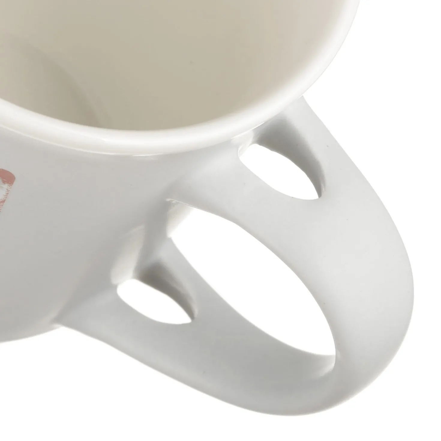 Tazza mug conica 400 ml con cucchiaino in porcellana grigio