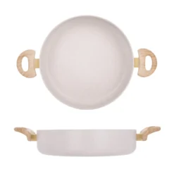 Tegame 28 cm Dolomitika manici effetto legno