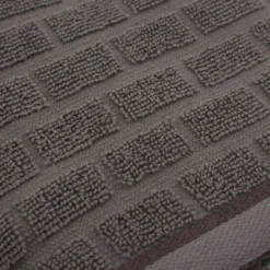 Telo doccia cotone Pop Corn Brick grigio scuro