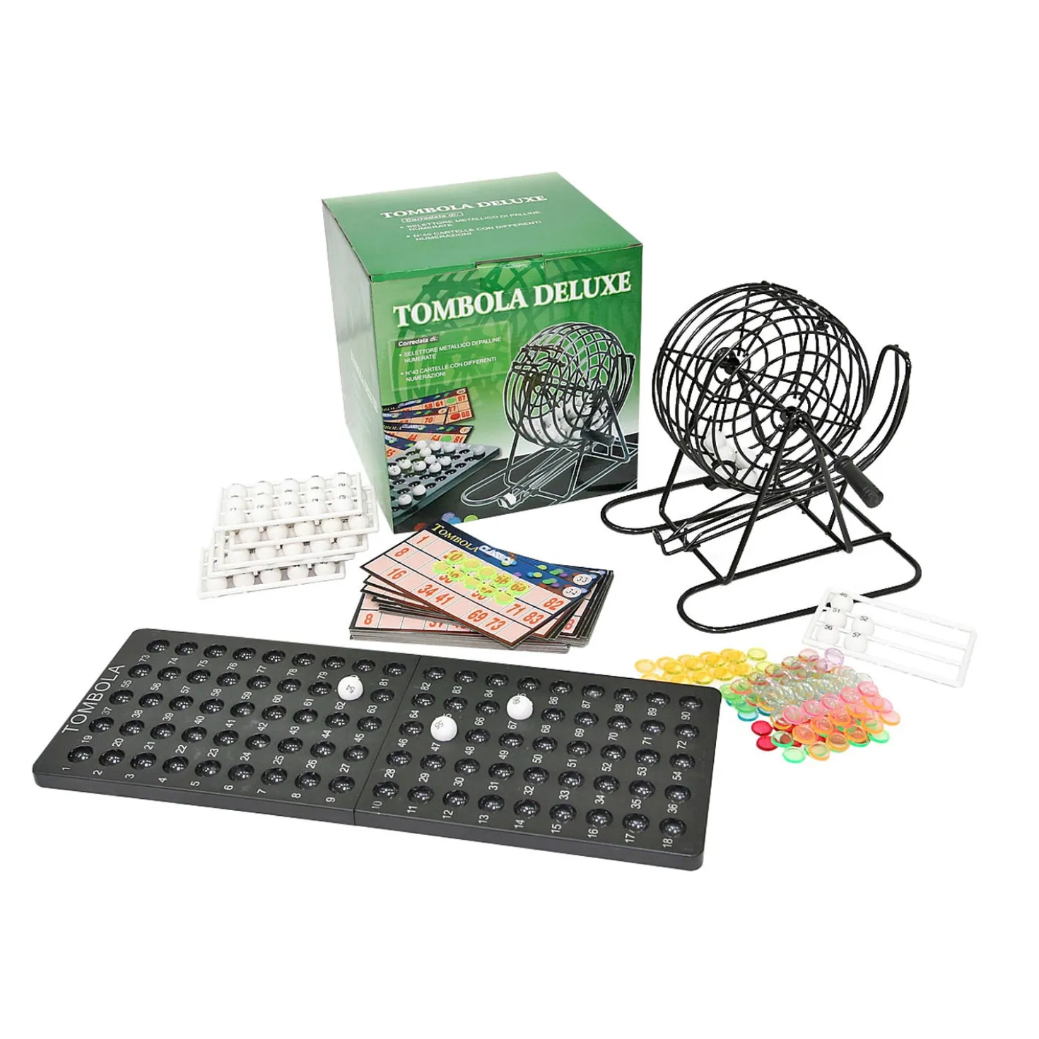 Tombola automatica con 40 cartelle Deluxe
