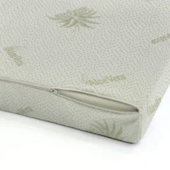 Topper matrimoniale in memory trattamento Aloe Datex