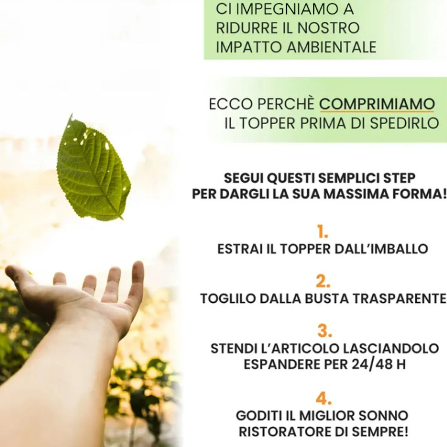Topper 1 piazza e mezza in memory trattamento Aloe Datex