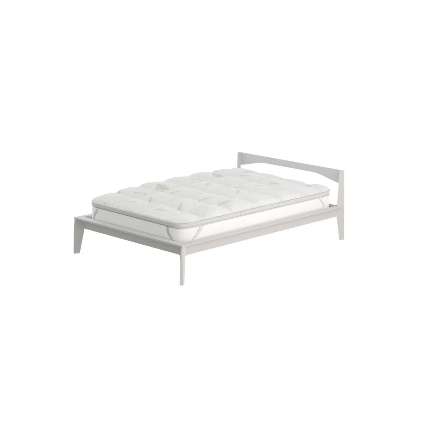 Topper 1 piazza e mezza trattamento Aloe 120x195 cm Wellness Datex