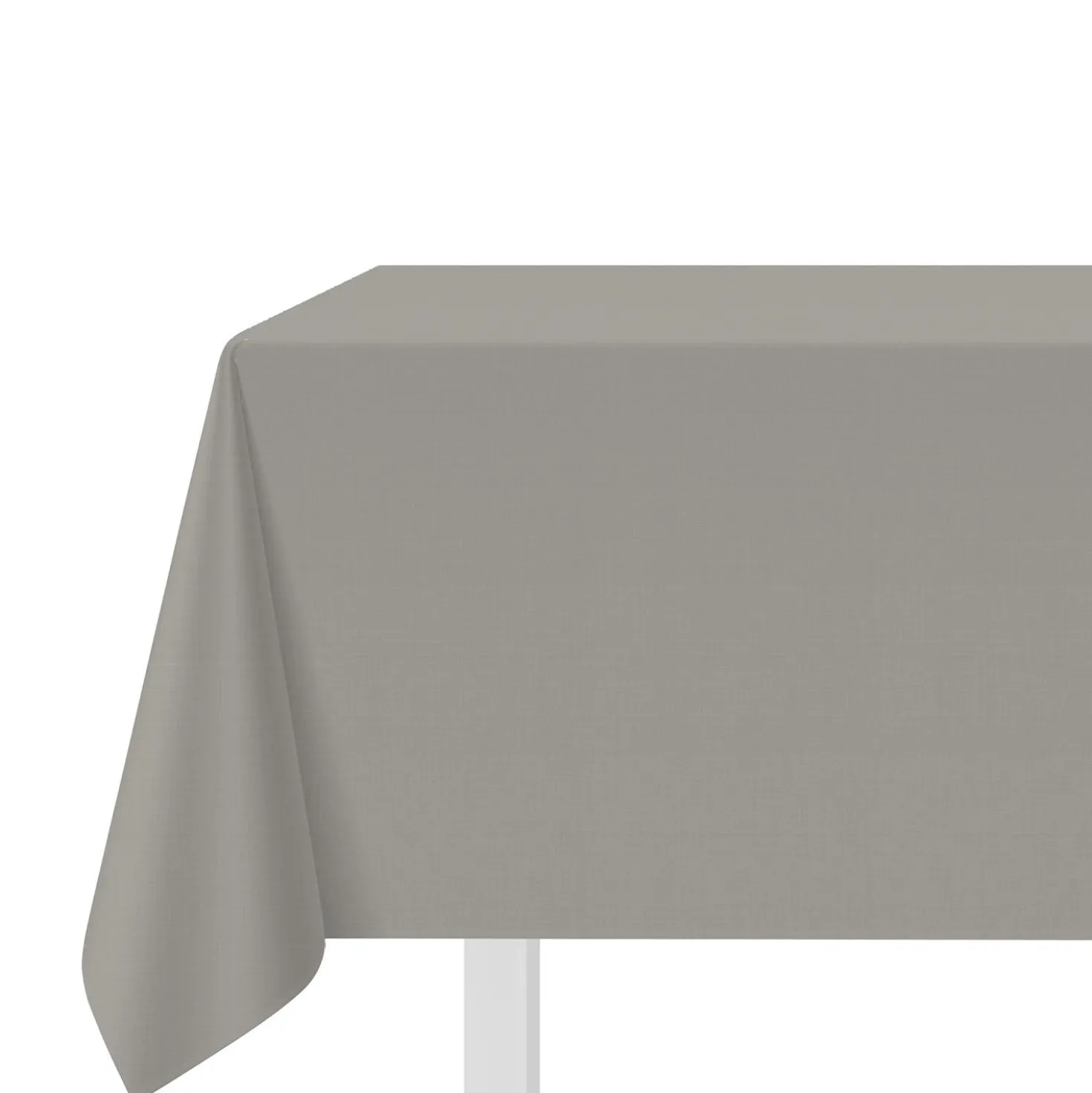 Tovaglia cotone tortora 140x180 cm Slub