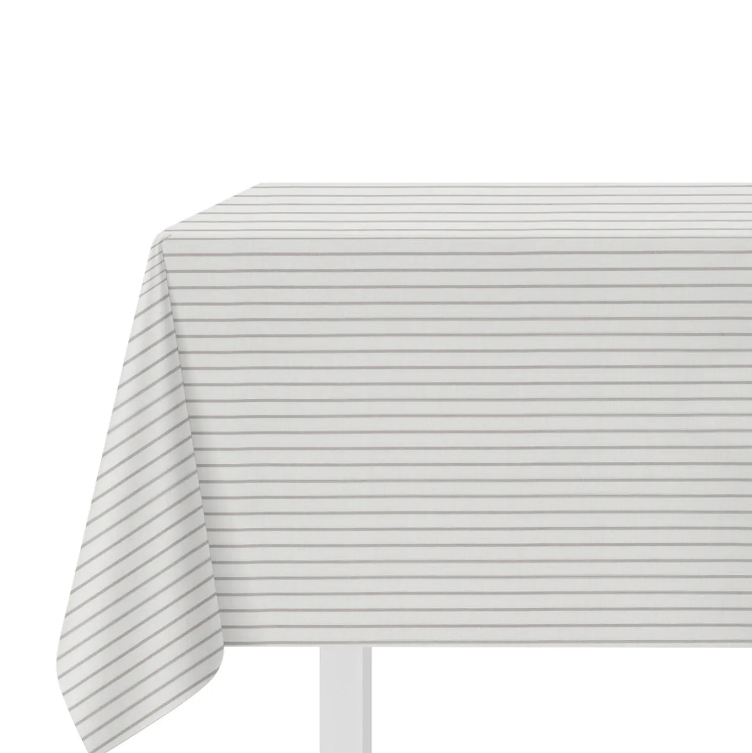 Tovaglia 140x180 cm cotone tinto filo righe scure