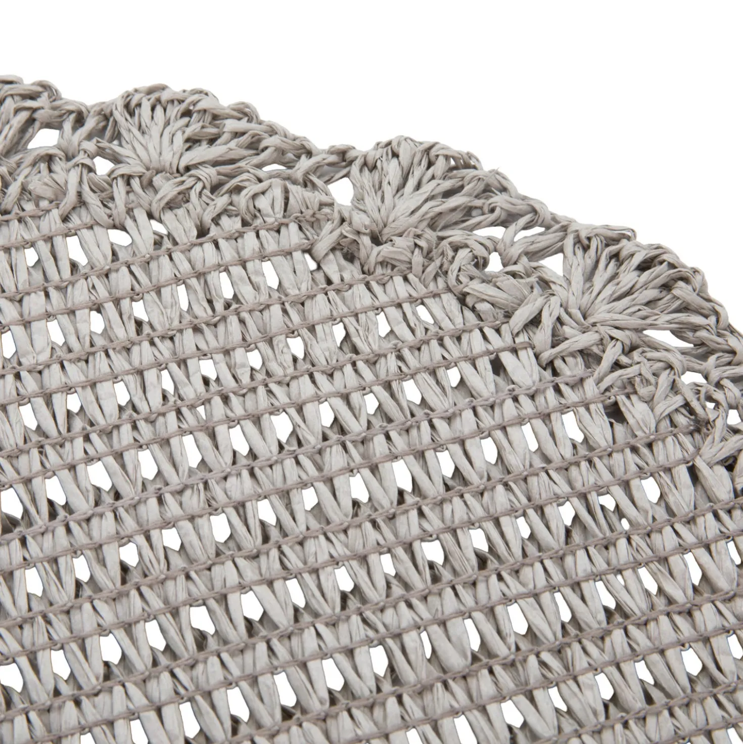 Tovaglietta decorativa 38 cm carta grigio