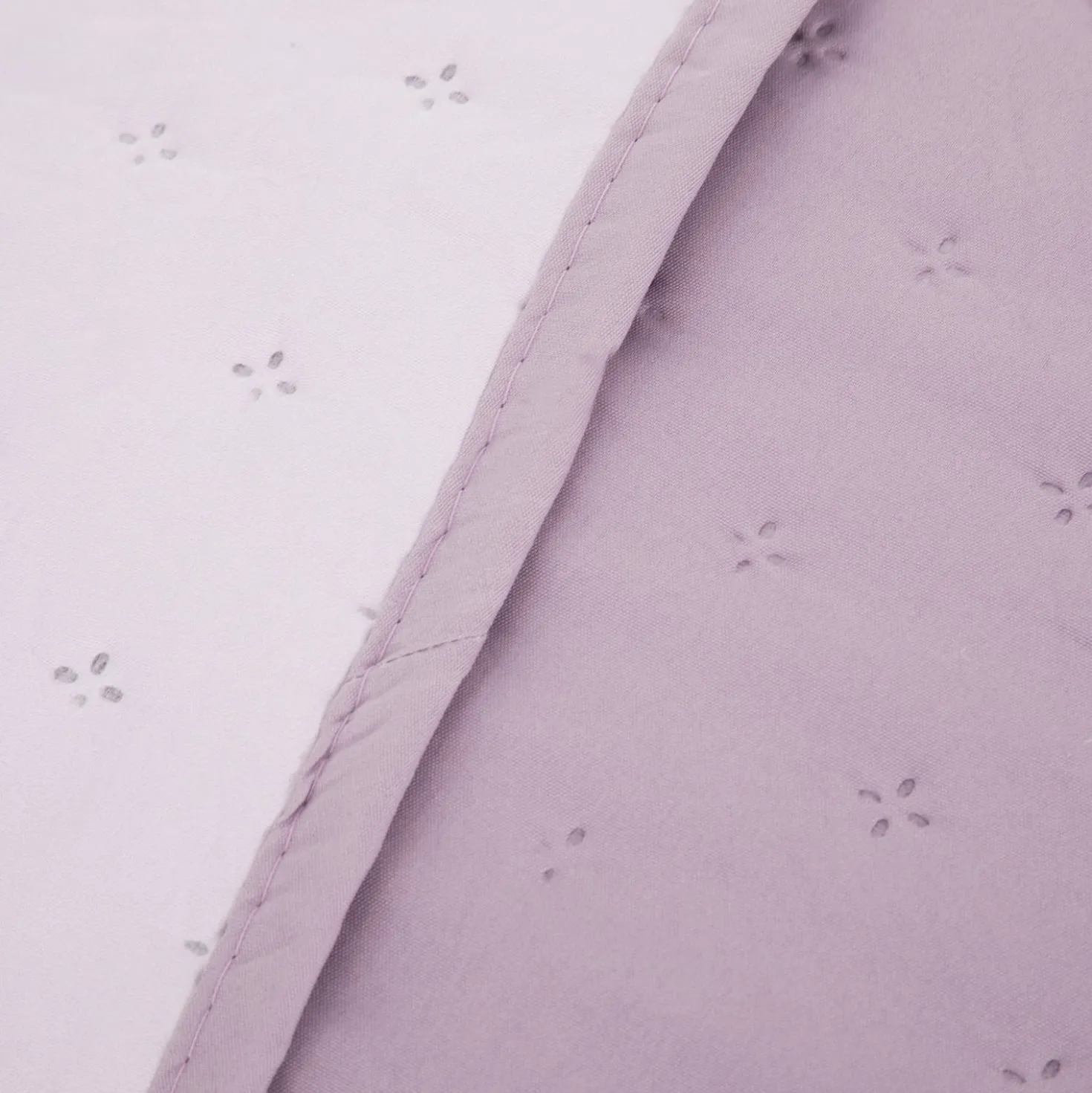 Trapuntino singolo microfibra Water washed rosa malva