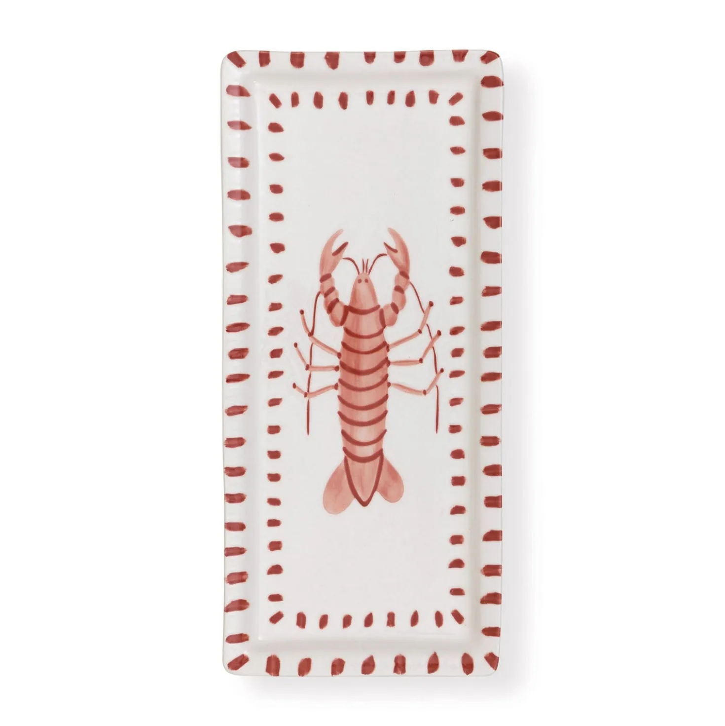 Vassoio in ceramica 35x16 cm