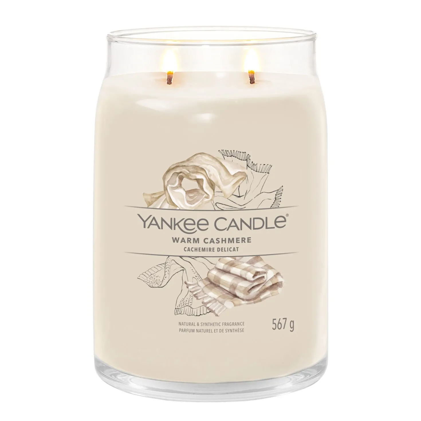 Warm Cashmere, candela in giara grande Yankee Candle