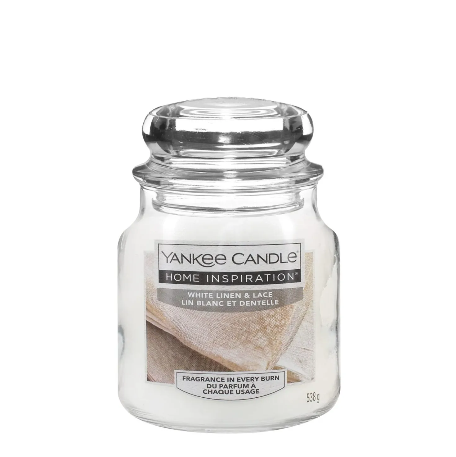 White Linen Lace, candela in giara piccola Yankee Candle
