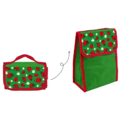 Zainetto bambini porta merenda decoro coccinelle