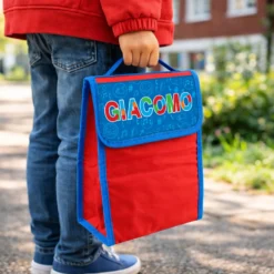 Zainetto bambino porta merenda nome Giacomo